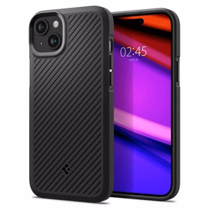 Spigen Core Armor Suojakuori iPhone 15 Plus:lle - matta musta