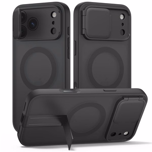Tech-Protect Kevlar Aura MagSafe suojakuori malleille iPhone 18 Pro Max / 17 Pro Max, mattamusta