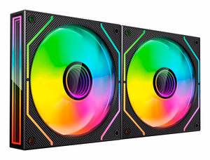 Mars Gaming MF3DPROX2 -tietokonekotelotuuletin, 12 cm, musta