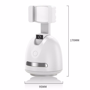 Phone holder with 360° face tracking P2S white