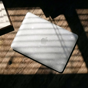 Tech-Protect SmartShell Suojakuori MacBook Neo 13" 2026 - Läpinäkyvä Glitter