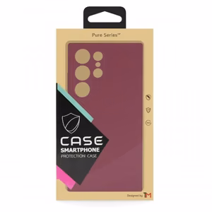 Puhelimen suojakuori TM Pure Silicone Samsung S916 S23 Plus / Plum / (Blister)