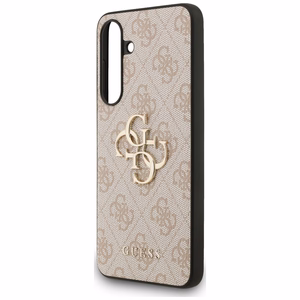 Guess case for Samsung Galaxy S25 FE HC PU LEATHER 4G METAL LOGO pink