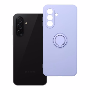 Silikoninen Suojakuori Renkaalla Samsung A26 5G:lle violetti