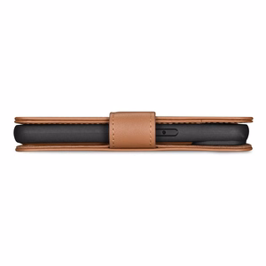iCarer Lompakko Kotelo 2in1 Cover iPhone 14 Plus Anti-RFID Nahka Flip Case Ruskea (WMI14220727-BN)