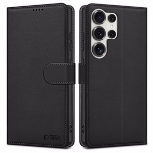 Tech-Protect Wallet Suojakuori Samsung Galaxy S25 Ultralle - Musta