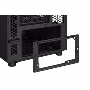 ASUS ProArt PA401 – mid-tower PC case with tempered-glass side panel and PWM fans, black