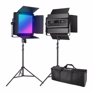 Neewer 1200RGB 60W V4 LED-videovalo 2 kpl:n paketti