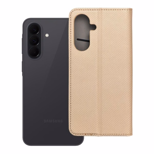 SMART CASE Book -suojakuori Samsung A37 5G:lle kultainen