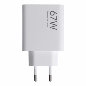 XIAOMI alkuperainen laturi USB A QC3.0 3A 67W MDY-15-ET valkoinen bulk