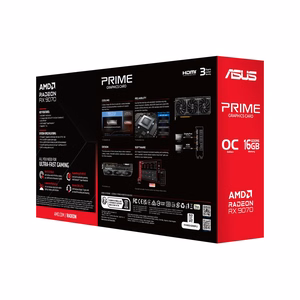 ASUS Prime -RX9070-O16G-EVO AMD Radeon RX 9070 16 GB GDDR6 Näytönohjain
