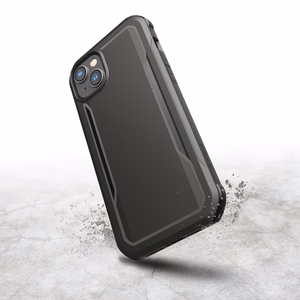 Raptic X-Doria Fort Case iPhone 14 Plus MagSafe panssaroitu suojus musta