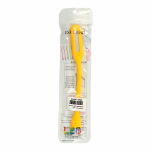 Mini LED -lamppu Silikoninen USB keltainen