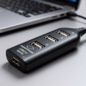 Esperanza EA116 liitäntäkeskitin 480 Mbit/s musta