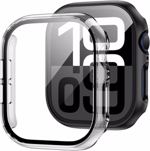 Tech-Protect Defense360 Karkaistu lasi Suojakuori Apple Watch 10:lle (42mm) - Läpinäkyvä