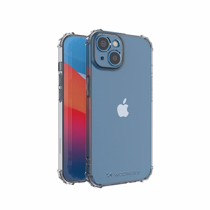 Wozinsky Anti Shock suojakuori iPhone 14 Plus:lle läpinäkyvä kuori