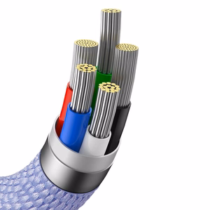 USB Cable Baseus "CAJY000205" Violet "Type-C / Lightning" 200cm (up to 20W)