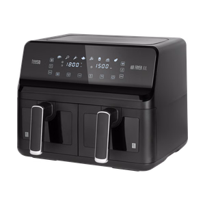 TEESA AIR FRYER DUAL POT XXL -kiertoilmakypsennin, 8 l, 2700 W