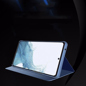 Clear View Case Suojakuori Samsung Galaxy A24 4G:lle läppäkansi sininen