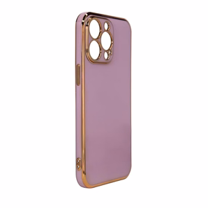 Valaistus Väri Asia Xiaomi Redmi Note 11 geeli kansi kultainen kehys violetti