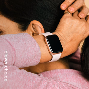 Crong Liquid strap for Apple Watch 38 / 40 / 41 / 42 mm, sand pink