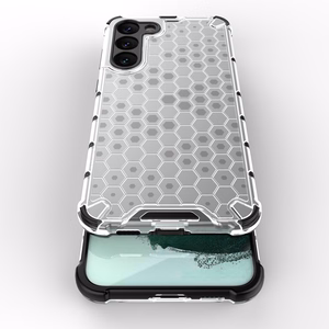 Honeycomb Suojakuori Samsung Galaxy S23+:lle panssaroitu hybridikotelo musta