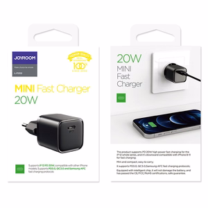 Charger Joyroom (L-P202) Type-C 3A (20W) black