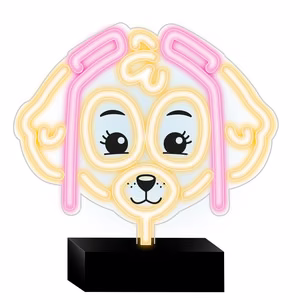 Neon LED jalustalla Paw Patrol - Skye OW-120546