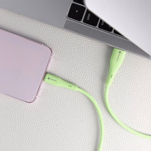 Kaapeli USB A - USB C Forcell F-Energy QC4.0 3A 66W Silicone 1 m C342 vihreä