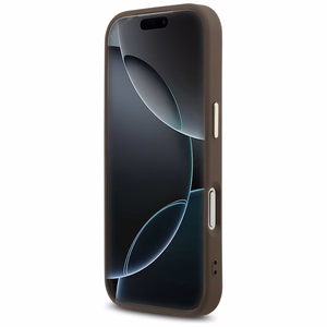 GUESS Suojakuori IPHONE 17 Pro MagSafe GUHMP17LP4GTDGMW (4G PU W/ Triangle Logo) kultainen ruskea