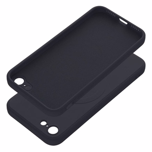 Case for iPhone 7 / 8 / SE 2020 / SE 2022 Silicone Mag Cover compatible with MagSafe (camera protection) black