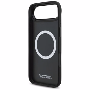 BMW M Quilted Logo MagSafe Suojakuori iPhone 17 Air:lle - Musta