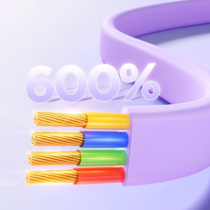 Joyroom Colorful Series S-A40 sisäänvedettävä kaapeli 3in1 USB-A - USB-C / Lightning / Micro USB 1m - violetti