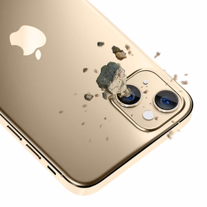 Kameran lasi iPhone 14 9H 3mk objektiivin suojaus Pro-sarjan objektiivi - kultainen