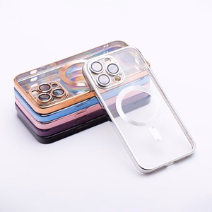 Suojakuori Samsung A37:lle Electro Mag Cover yhteensopiva MagSafe hopeinen