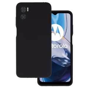 Silicone Lite Suojakuori Motorola Moto E22/E22i - musta