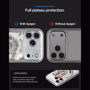 Spigen Ultra Hybrid MagSafe Zero One -suojakuori iPhone 18 Pro Max / 17 Pro Max -malleille, titaaninvärinen