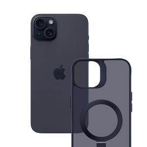3MK Smoke Case iPhone 15 Plus Magsafe & Stand Suojakuori