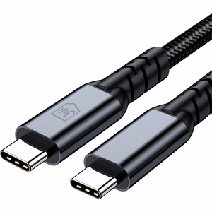 3mk Hyper Cable N-SERIES USB-C / USB-C Thunderbolt 4 2m 48V / 5A 40Gb/s 240W 8K60Hz - musta