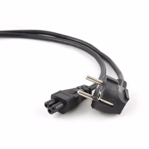 Gembird PC-186-ML12-1M -virtakaapeli musta CEE 7/7 C5 -liitin