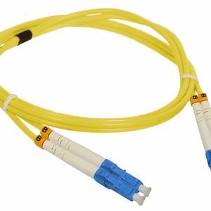 Alantec FOC-LCLC-9SMD-5 – LC-LC-duplex-valokuitukaapeli, OS2-yksimuoto 9/125 µm, 5 m, keltainen