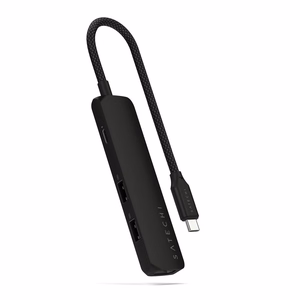 SATECHI adapter HUB 4in1 Type C ST-P4SK black