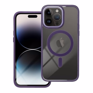 Suojakuori Samsung S26:lle Color Edge Mag Cover yhteensopiva MagSafe violetti