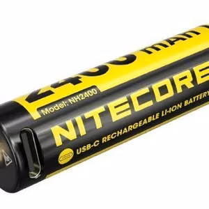 Nitecore NH2400 ladattavat litiumioni-AA-akut, 1,5 V, 2 kpl