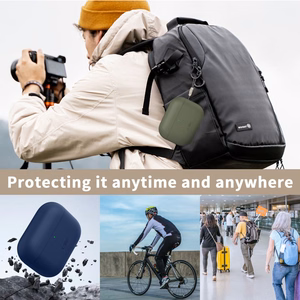 Tech-Protect Silikoninen Suojakuori AirPods Pro 3 -lle - vaaleanpunainen