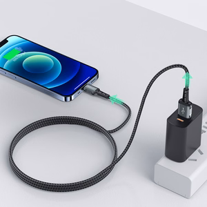 Acefast kaapeli MFI USB - Lightning 1.2m, 2.4A musta (C1-02 black)