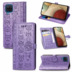 Case Cat-Dog Samsung A155 A15 4G/A156 A15 5G purple