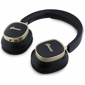 Wireless headphones Guess ENC Rectangle Metal Script black