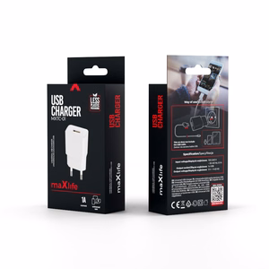 Maxlife MXTC-01 charger 1x USB 1A white
