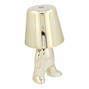 Table lamp bedside GOLD MAN Art Deco standing (version 8) MLTL